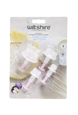 Wiltshire Fondant Flower Cutter & Pusher Set of 4