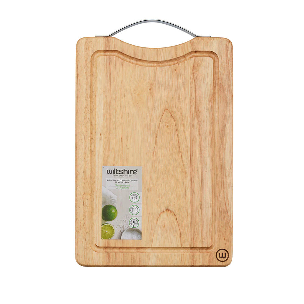 Wiltshire Epicurean Medium Chopping Board HW1180, rubberwood, 37.2 x 2 ...