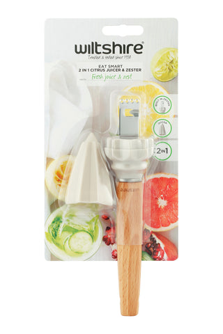 Wiltshire Eat Smart 2 in 1 Juicer & Zester HW0859