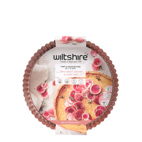 Wilthsire Rose Gold Quiche & Tart Pan 24cm