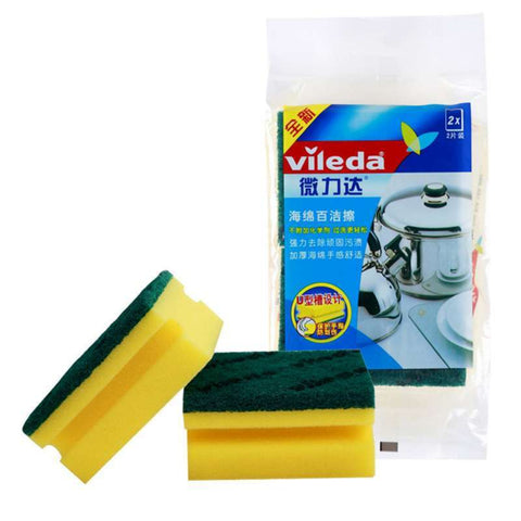 Vileda Heavy Duty Safe Grip Scourer 2's VA0041