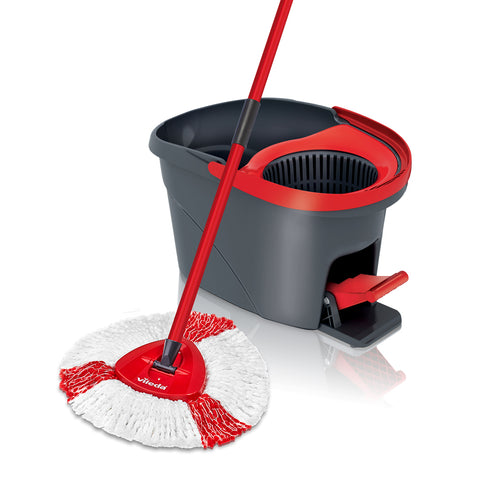 [FREE DUSTPAN] Vileda Easy Wring Mop (W Extra 2 Mop Heads)